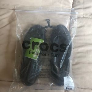 Black Kadee Croc flats